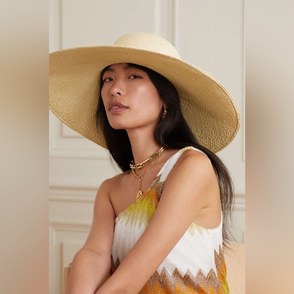 LORO PIANA Gilda Woven Straw Sun Hat